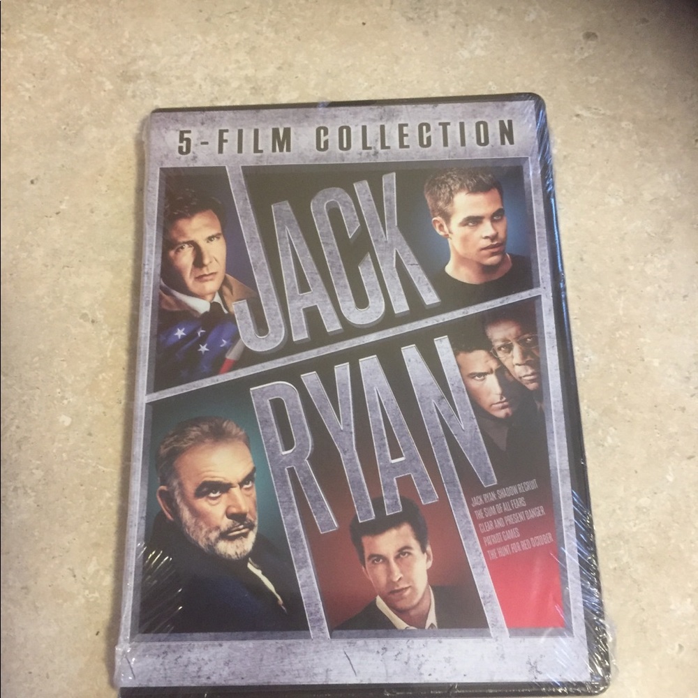 Jack Ryan Movie 5 DVD Red October Patriot Games